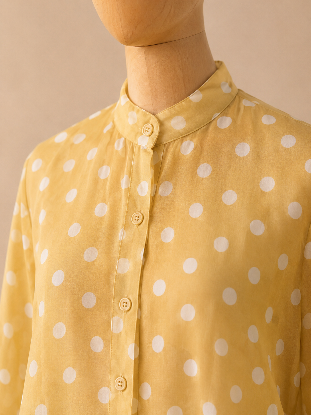 Chemise Oversize à Pois – Coupe Fluide Élégante