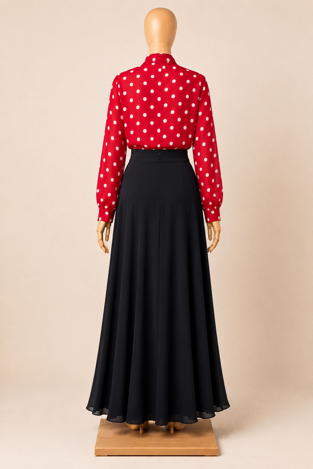 Chemise Oversize à Pois – Coupe Fluide Élégante