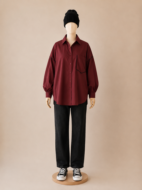 Dernières pièces – Chemise Oversize Signature
