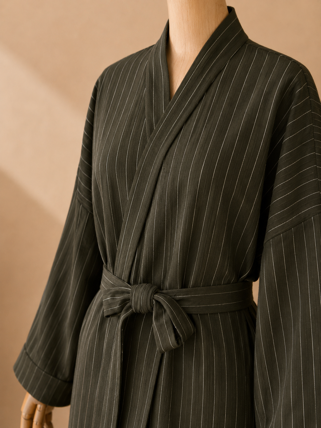 Ensemble rayé oversize